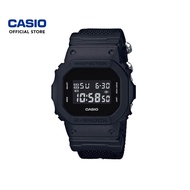 Casio G-Shock DW-5600BBN-1 Black Cloth Band Men Sports Watch