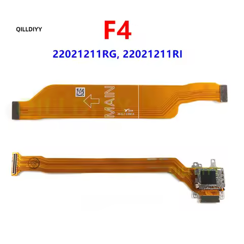 For Xiaomi Poco F4 Motherboard Flex Cable + LCD Display Flex Cable Sim Card Reader Ribbon Smartphone