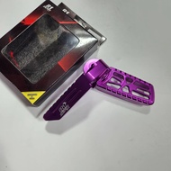 ZERN8.1 พักเท้าหลัง GIORNO สีม่วง งานCNC อะไหล่แต่งจีออโน่