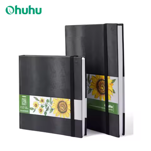 Ohuhu Sketchbook Marker Paper Pad Art Sketch Book Drawing Papers Hardcover Sketching Books for Marke