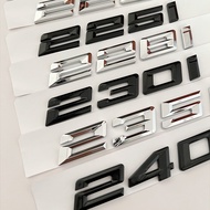 Car Trunk ABS Chrome Letters Badge Emblem Decal Sticker For BMW 2 Series 216i 218i 220i 225i 228i 23