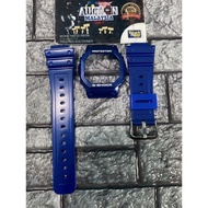 BNB PETAK GLOSSY BIRU!!! BNB + BUCKLE + 2 PCS SPRING BAR (SESUAI UTK DW5600/GB5600/GWX5600/GWB5600)