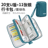 แบบพกพา Mini USB Drive Storage Bag เคสสําหรับแฟลชไดรฟ์และ USB Sticks Compact Organizer พร้อมหลายกริด