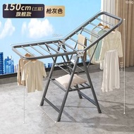 折叠晾衣架落地家用阳台晒衣架室内挂衣架子多功能户外晒被子神器