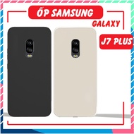 Samsung J7 PLUS / J7 + Case With Square Edge, Soft, Flexible, Limited Dust, TPU Plastic Fingerprint