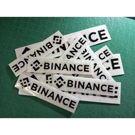 Binance Bitcoin Crypto Coin Logo Cutting Sticker