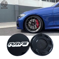 1PC 66MM Wheel Cap Black For RAYS Logo Wheel Rim Hub Caps Dust-Proof Cover Fit for G025 G16 57G GT09