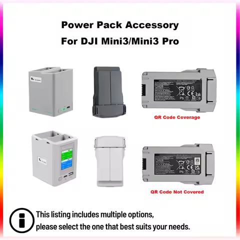 Power Pack Accessory For DJI Mini3/Mini3 Pro Intelligent Flight Module Two-way Charge Hub For DJI Mi