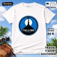 T-SHIRT BY ESTONIA 11 WEAR COUNTRYTAG ASAL ESTONIA COTTON 24S SOUVENIR PREMIUM GIFT