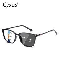 Cyxus Progressive multifocal glasses for men women Photochromic Anti-blue light reading glasses 2044