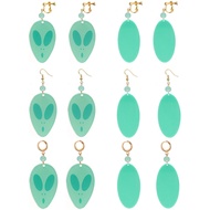 Bold Party Earrings Xiaotao's same earrings Supernatural armed Dangdang cosplay Ayase Momo Cosplay A