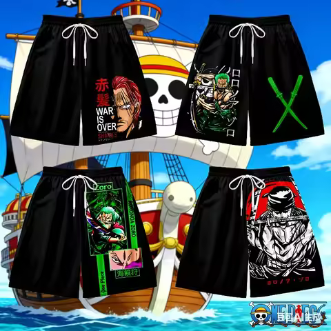 2026 One Piece Devil Fruit Thousand Mile Sunshine 3D Cartoon Manga Style Large Loose Speed Dry Men a