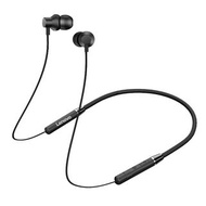 Lenovo HE05 Sports Headphones Neckband Earphone with Mic Wireless Bluetooth TWS Magnetic in-Ear Noise Cancellation Stereo Surround Sound Headset Earphones Earbuds Microphone Neck Hanging Black 8 Hours 10m HE 05 聯想通用頸掛式耳機磁吸式無線運動藍牙耳機連咪無綫耳筒掛頸降噪環迴立體重低音聲黑色