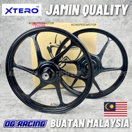 XTERO X6 NVX155 Sport Rim 1.6/1.6x17/ XTERO NVX RIM X6 Black Bronze/ XTERO RIM AEROX NVX X6/ 6 Batan