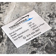 Aluminium plate (uv direct print/laser marking/etching)