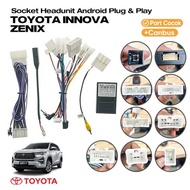 Canbus Socket PNP Android Toyota Innova Zenix Cable Module