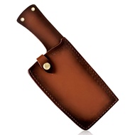 Chinese Knife Holster Butcher Chef's Knife Sheath Leather Chopper Cleaver Bag Blade Guard Case