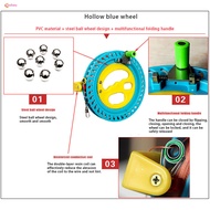 CuteBaby Wheel Plastic Kite Line Reel Double Handle Wrapped Kite Wheel Smooth Rotation Ball Bearing Tool