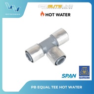 BUTELINE PB EQUAL TEE FITTING HOT WATER COMPRESS - SIRIM & SPAN CERTIFIED