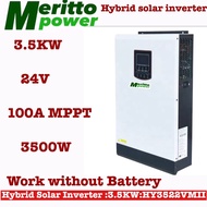 3.5KW 24v100A mppt500vdc /5.5kw 48v 110A mppt 500vdc  Hybrid solar inverter  230VAC 50Hz work without Battery