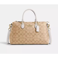 กระเป๋าสะพายหนังผู้หญิงขนาดใหญ่ COACH Georgia32 กระเป๋าถือซิป มีสายสะพายยาว 1 เส้น