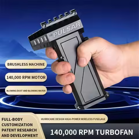 6nd Generation X6pro Violent Blower Mini Turbo Jet Fan Handheld Brushless Motor 140,000 RPM 62m/s Wi