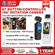 SouthOcean 4K Handheld Action Camera With Auto Focus & Fill Light Pocket Camera For Vlogging & Motor