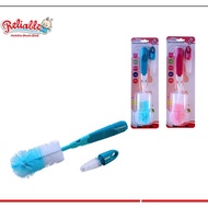2 in 1 Bottle Brush / Milk Bottle Brush / Baby Pacifier Brush / reliable Drinking Bottle Brush - type libra