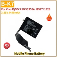 High Quality B-K7 Mobile Phone Battery 3.85V 4440mAh For Vivo IQOO 3 5G V1955A  I1927 I1928 Brand Ne