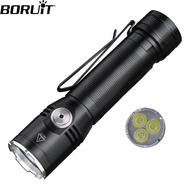 BORUiT ET20 Super Bright Flashlight Type-C Rechargeable Waterproof Memory Torch