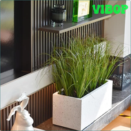 VIBOP Artificial plants 16PCS onion grass Artificial Wheat Grass Greenery Fake Tall Grass for Outdoor Indoor office wedding Decoration ABEPV