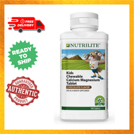 Amway Nutrilite Kids Chewable Calcium Magnesium Tablet - 100 Tab - 100% Amway Original Supplement