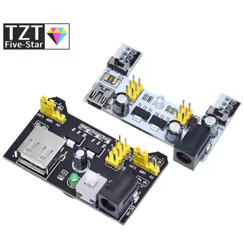 MB102 Breadboard Power Supply Module /MB102 white Breadboard Dedicated Power Module 2-way 3.3V 5V MB