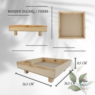 { } Wooden Tray / Dulang Hantaran Kayu