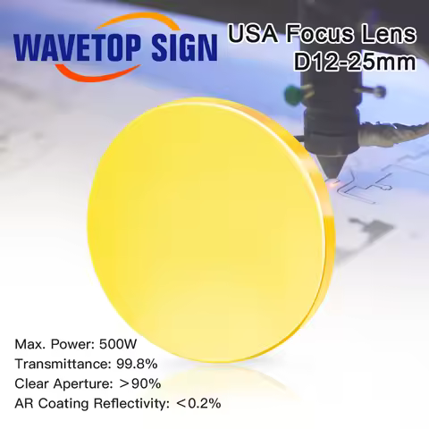 Focus Lens USA CVD ZnSe Dia 12 15 18 19.05 20 25 FL 38.1 50.8 63.5 76.2 101.6 127mm for CO2 Laser En