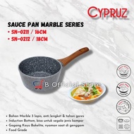 =====) Non-stick Frying Pan - CYPRUZ Induction Marble Pan