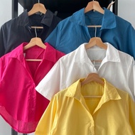 KEMEJA BOLERO CROP SHIRT