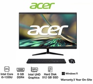 (0%) ACER AIO All in One PC Aspire C22-1800-1338G0T22Mi/T001 (DQ.BKHST.001) : i5-1335U/8GB/512GB SSD/Intel Iris Xe Graphics/21.5" FHD/Win11Home+Office2021/Warranty3Year OnSite