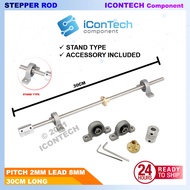 Stepper Motor Lead Screw Rod/Worm Shaft 3D Printer T8 Lead Screw Housing Bracket 3D Printer 8MM Lead