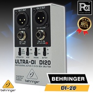 +สินค้าของแท้ ประกันบูเซ่+ BEHRINGER DI20 2 Channel DI-BOX ดีไอบอกซ์ แบบ 2 แชลแนล สเตอริโอ DI 20 DI-