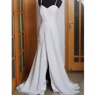 Readystock white wedding gown photoshoot prom dress gown