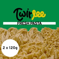 Twirlee Fresh Pasta Mafalde (Freshly made with flour from Italy) 2x120g