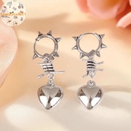 Gothic Grunge Punk Charm Earrings, Fashion Accessories for Women, Vietnamese Gifts