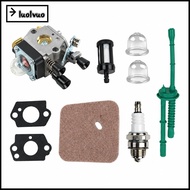 LUOLVUO 9 Pcs/Set Carburetor Kit, with Primer Bulb with Gasket Carburetor Replacement, for STIHL FS5