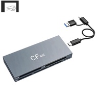 6 in 1 Simultaneous Read for CFast 2.0 USB C Card Reader for CFast/CF MS/SD TF/XD Storage Cards