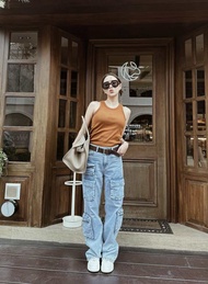 VRT - Low waisted cargo jeans (VRT Basic)