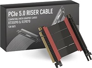 LINKUP AVA5 PCIE 5.0 Pitch Cable | Future Evidence for Gen 5 GPU Vertical Mount | x16 128Gbps Speed 