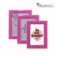 Minimalist 4R, 5R, 6R Photo Frames - 4R, 5R, 6R Photo Frames -Candy Pink