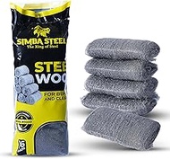 Steel Wool Grade 0000 - Finest Grade - 16 Steel Wool Pads β Steel Wool Scrubber for Cleaning & Rust