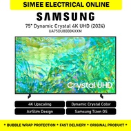 Samsung 75" DU8000 4K Dynamic Crystal UHD Smart AI TV (2024) UA75DU8000KXXM  Replace UA75CU8000KXXM 